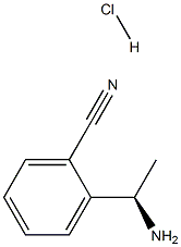 2-((1R)-1-AMINOETHYL)BENZENECARBONITRILE HCl Struktur