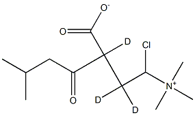 Isovaleryl-L-carnitine-d3 (chloride) Struktur