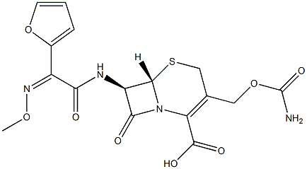 Cefuroxime Impurity 3 Struktur