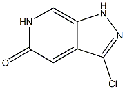 3-Chloro-1,6-dihydro-pyrazolo[3,4-c]pyridin-5-one Struktur