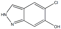 5-Chloro-2H-indazol-6-ol Struktur