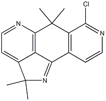 7-Chloro-2,2,6,6-tetramethyl-2,6-dihydro-1,5,8-triaza-aceanthrylene Struktur