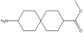 methyl 9-aminospiro[5.5]undecane-3-carboxylate Struktur