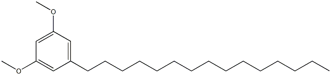 5-Pentadecylresorcinol Dimethyl Ether Struktur