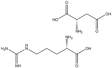 L-arginine-L-aspartate Struktur