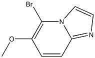 5-Bromo-6-methoxy-imidazo[1,2-a]pyridine Struktur