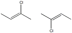 2-CHLORO-2-BUTENE 2-chloro-2-butene Struktur