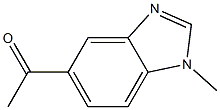 1-(1-METHYL-1H-BENZIMIDAZOL-5-YL)-ETHANONE Struktur