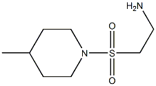 (2-[(4-METHYLPIPERIDIN-1-YL)SULFONYL]ETHYL)AMINE Struktur