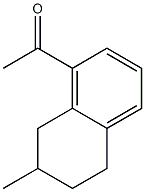 1-(7-METHYL-5,6,7,8-TETRAHYDRO-NAPHTHALEN-1-YL)-ETHANONE Struktur