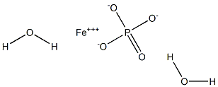 Iron(III) phosphate dihydrate Struktur