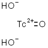 Oxytechnetium(IV) dihydroxide Struktur