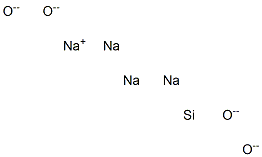 Tetrasodium silicon tetraoxide Struktur