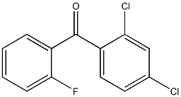 2,4-dichloro-2'-fluorobenzophenone Struktur