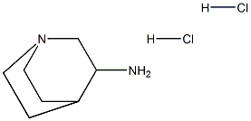 3-quinuclidinamine dihydrochloride Struktur