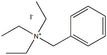 Benzyl triethyl ammonium iodide Struktur