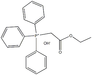 Ethoxycarbonylmethyltriphenylphosphonium hydroxide Struktur