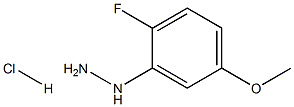 2-FLUORO-5-METHOXYPHENYLHYDRAZINE HCL Struktur