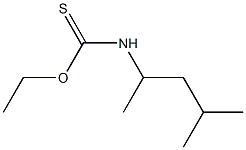 Isobutylethyl thiourethane Struktur