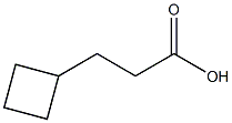 Cyclobutylpropionic acid Struktur