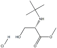 T-BUTYL-L-SERINE-METHYLESTERHYDROCHLORIDE Struktur