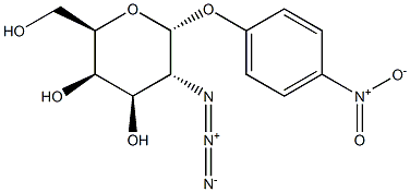 4-Nitrophenyl2-azido-2-deoxy-a-D-galactopyranoside Struktur