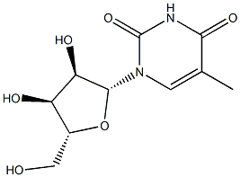 5-Methyl-L-uridine Struktur