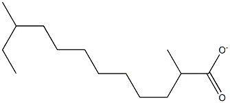 8-METHYL-2-DECYLPROPIONATE Struktur