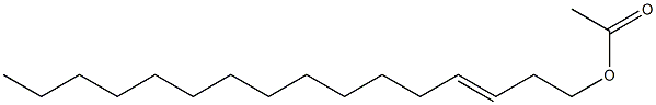 CIS,TRANS-3-HEXADECENYL ACETATE Struktur