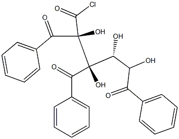 1-chloro-2,3,5-tribenzoyl-D-ribose Struktur