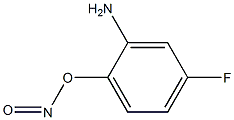 4-fluoro-2-amino phenylaminic acid Struktur