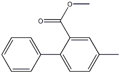 4-methylbiphenyl-2-formic acid methyl ester Struktur