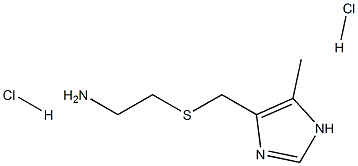 5-methyl-4-(2-Aminoethylthiomethyl)imidazole 2Hcl Struktur