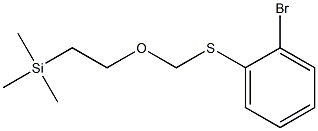 [2-(2-Bromophenylthiomethoxy)ethyl]trimethylsilane Struktur