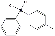 Phenyl(p-tolyl)dichlorosilane. Struktur