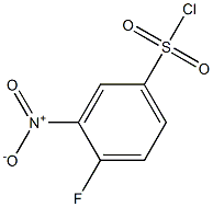 4-Fluoro-3-nitrobenzenesulphonyl chloride 99% Struktur