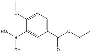 5-(Ethoxycarbonyl)-2-methoxybenzeneboronic acid Struktur