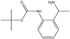 tert-Butyl [2-(1-aminoethyl)phenyl]carbamate Struktur