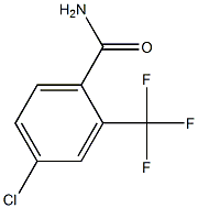 2-(TRIFLUOROMETHYL)-4-CHLOROBENZAMIDE Struktur