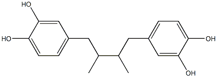 4,4'-(2,3-dimethyltetra-methyene)dipyrocatechol Struktur