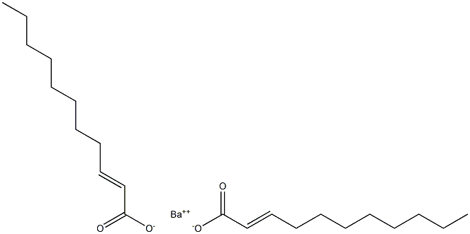 barium undecenate Struktur