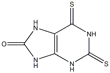 2,6-dithiouric acid Struktur