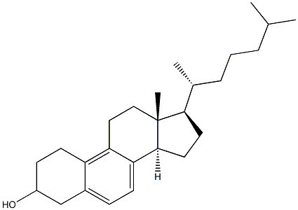 19-nor-5,7,9(10)-cholestatrien-3-ol Struktur