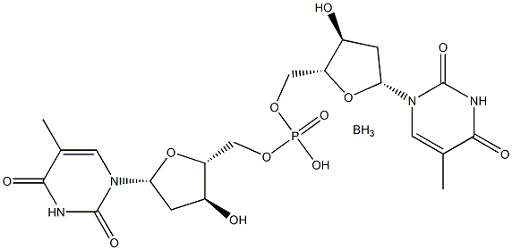 dithymidine boranomonophosphate Struktur