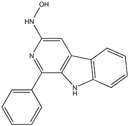 N-hydroxy-aminophenylnorharman Struktur