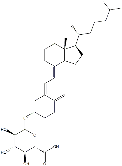 vitamin D3 glucosiduronate Struktur