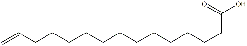 14-pentadecenoic acid Struktur