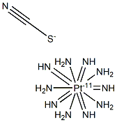 cis-platinum pentamidine thiocyanate Struktur