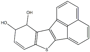 10,11-dihydroxy-10,11-dihydroacenaphtho(1,2-b)benzo(d)thiophene Struktur