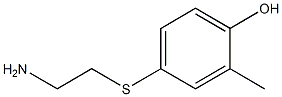 methyl-4-S-cysteaminylphenol Struktur